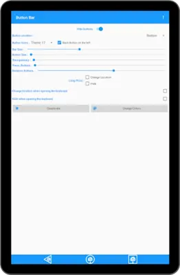 Button Bar android App screenshot 0