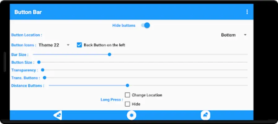 Button Bar android App screenshot 12