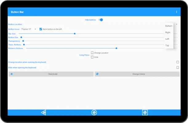 Button Bar android App screenshot 3
