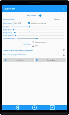 Button Bar android App screenshot 6